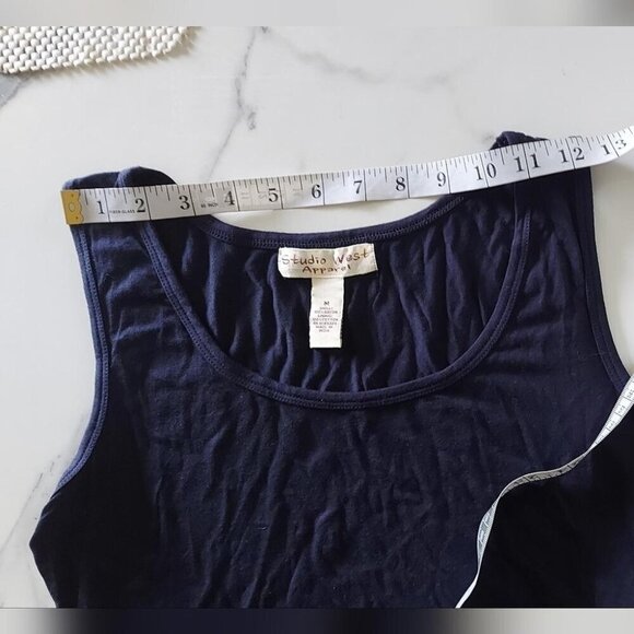 Whimsigoth Maxi Dress Boho Witchy Tiered Blue & White Gown Medium - Picture 6 of 13